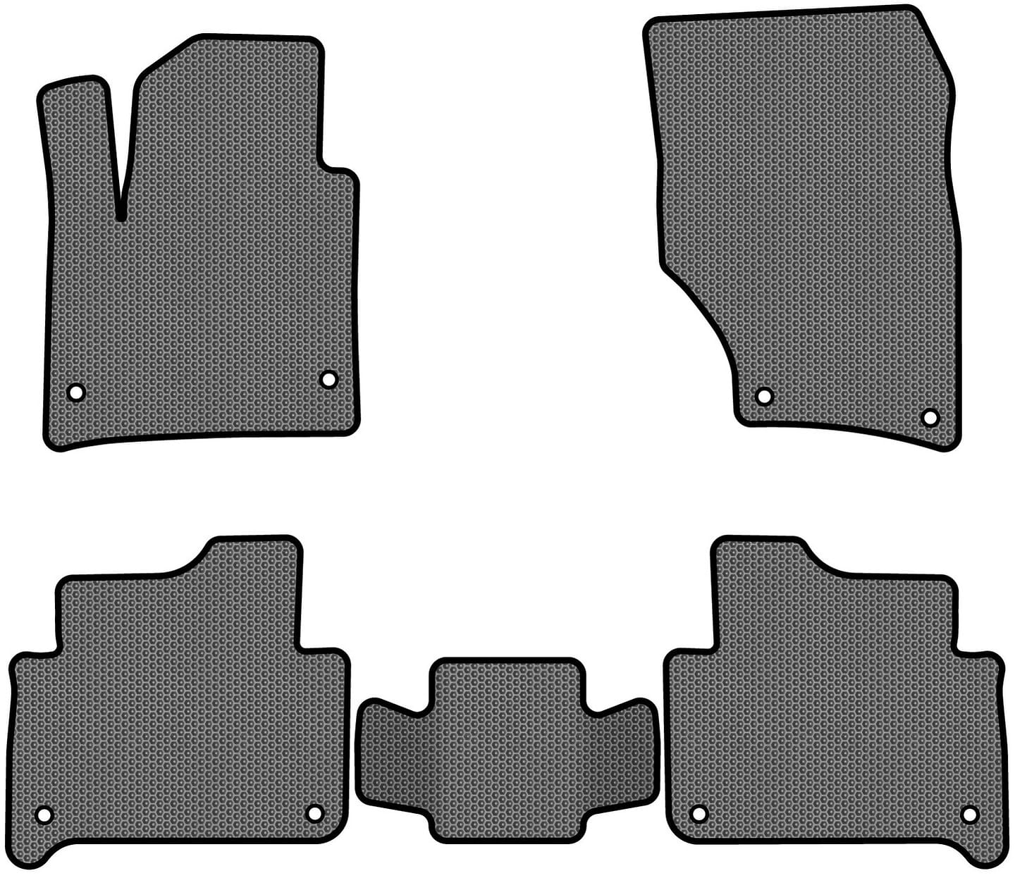 EVA коврики в салон авто EVAtech для Q7 (4L) 7 seats Audi 2005-2015 1 поколение SUV USA (AU32339C5AV8SGB)
