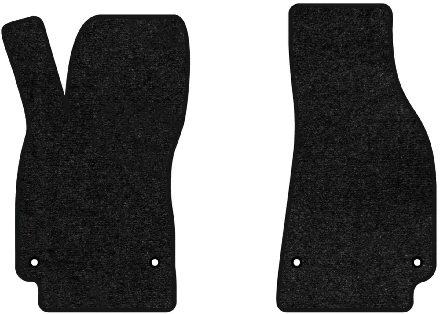 Килимки ворсові в салон авто EVAtech Standard для Audi A6 (C6) (4 clips) 2004-2008 3 покоління Combi EU чорний кант AU32410AV2AV4VEB