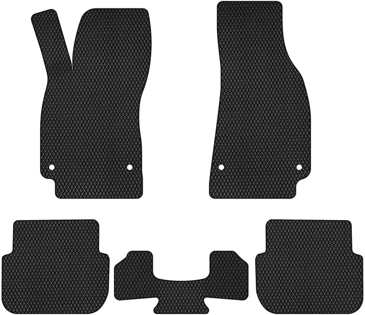 EVA коврики в салон авто EVAtech для A6 (C6) (4 clips) Audi 2004-2008 3 поколение Combi EU (AU32410CV5AV4RBB)