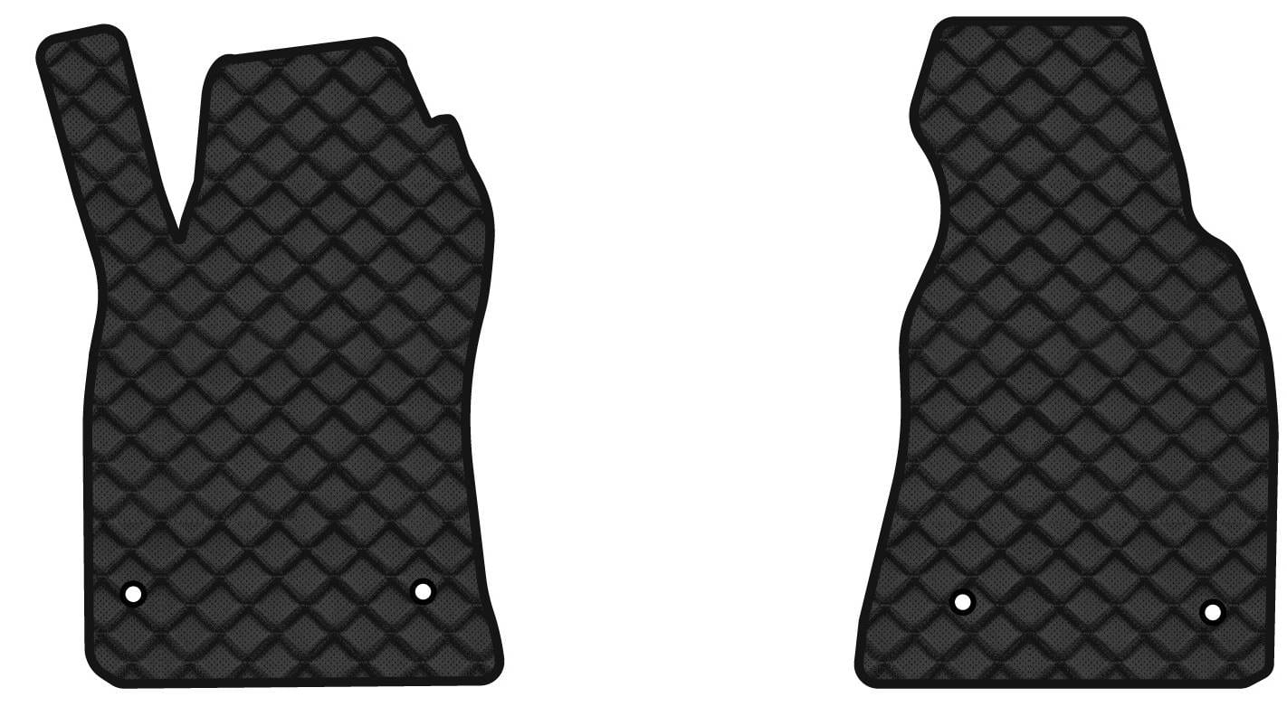 Килимки з екошкіри в салон авто передні EVAtech ECO для A6 (C5) FWD Restyling Audi 2001-2004 2 покоління Combi EU AU32841AV2AV4BBB