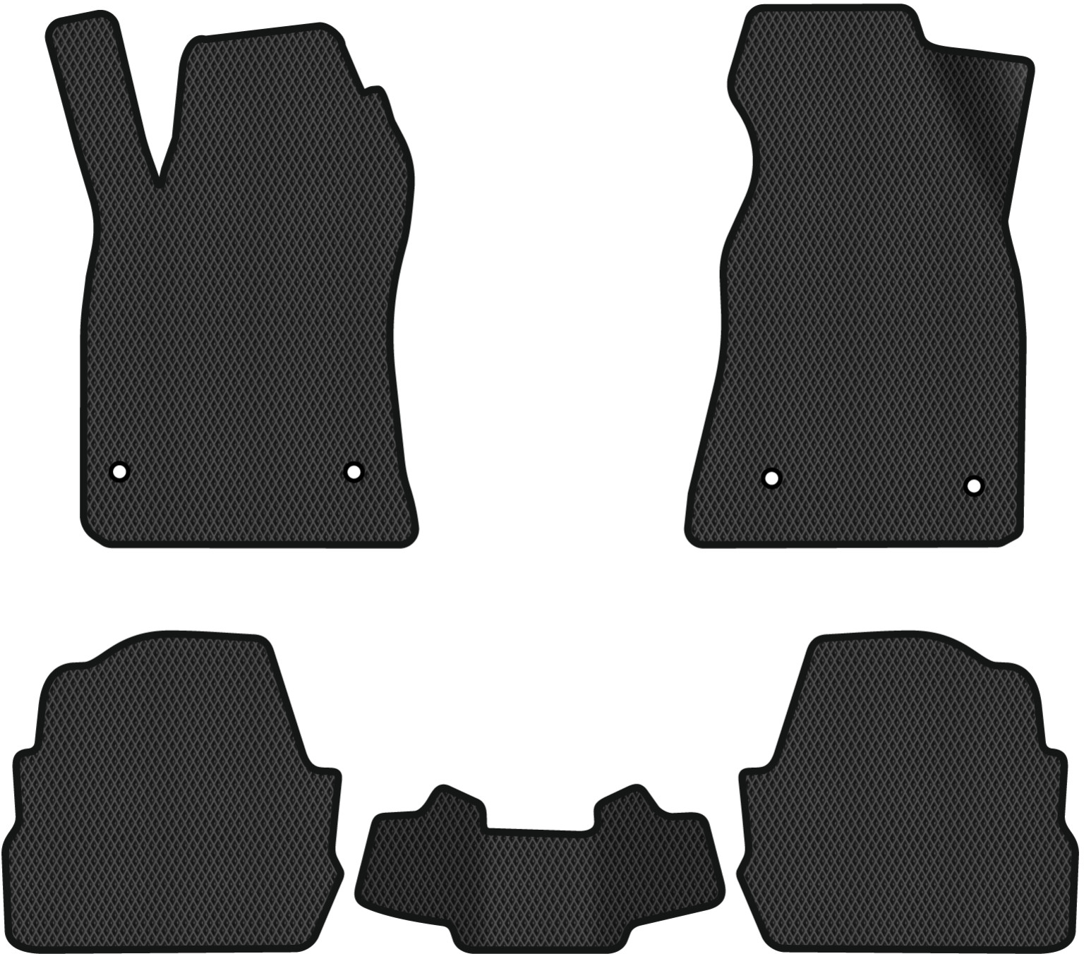 EVA коврики в салон авто EVAtech для A6 (C5) FWD Restyling Audi 2001-2004 2 поколение Combi EU (AU32841C5AV4RBB)