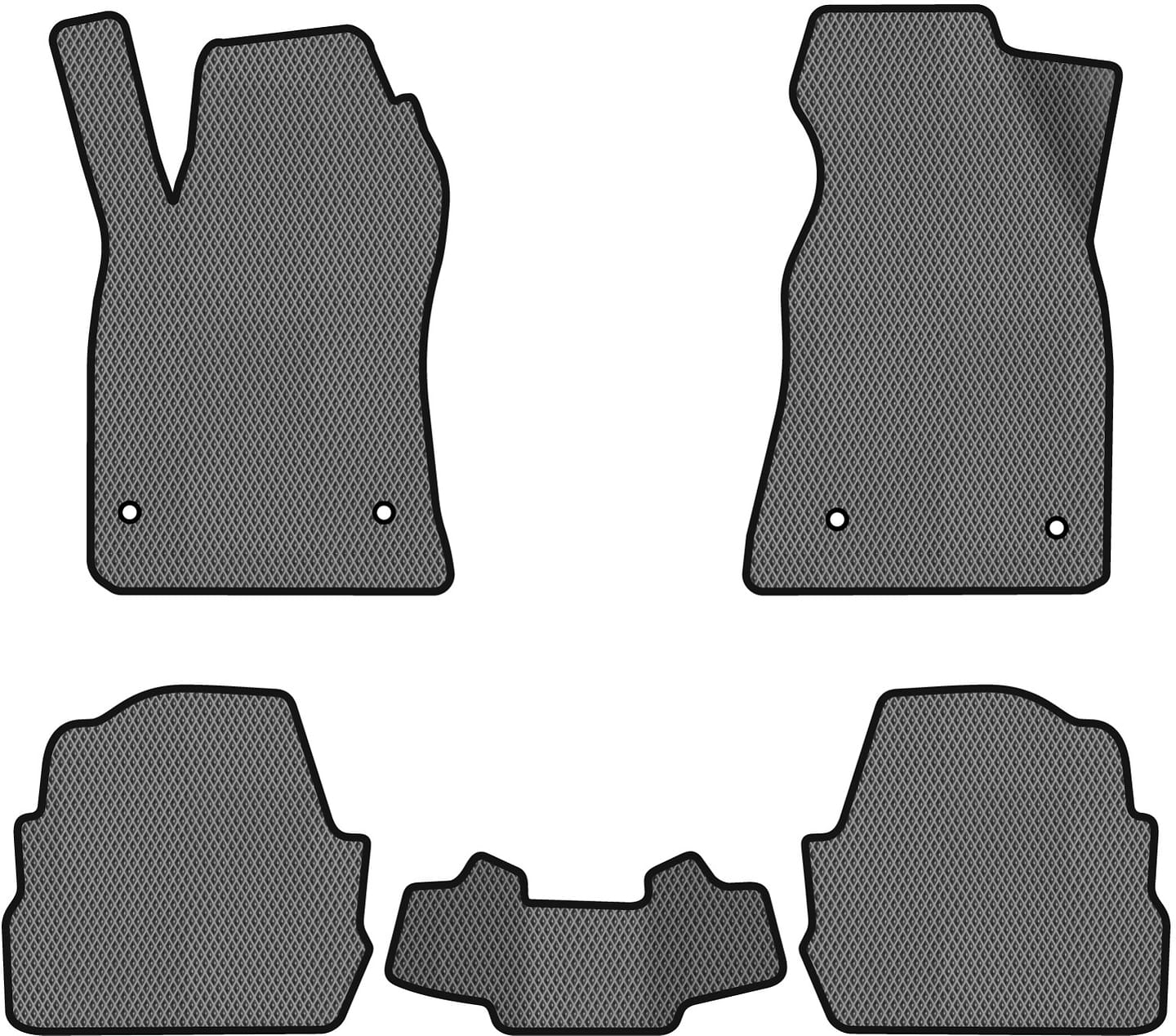 EVA коврики в салон авто EVAtech для A6 (C5) FWD Restyling Audi 2001-2004 2 поколение Combi EU (AU32841C5AV4RGB)