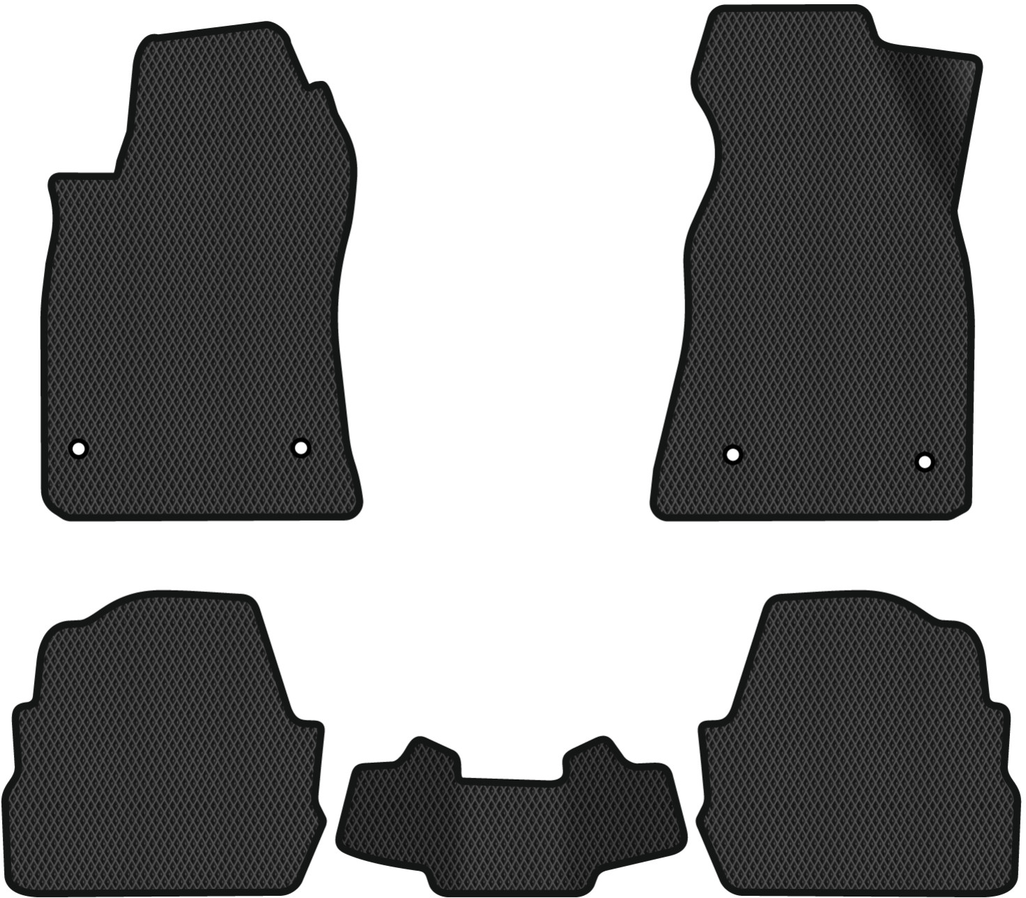 EVA килимки в салон авто EVAtech для A6 (C5) FWD Restyling Audi 2001-2004 2 покоління Combi EU (AU32841CB5AV4RBB)