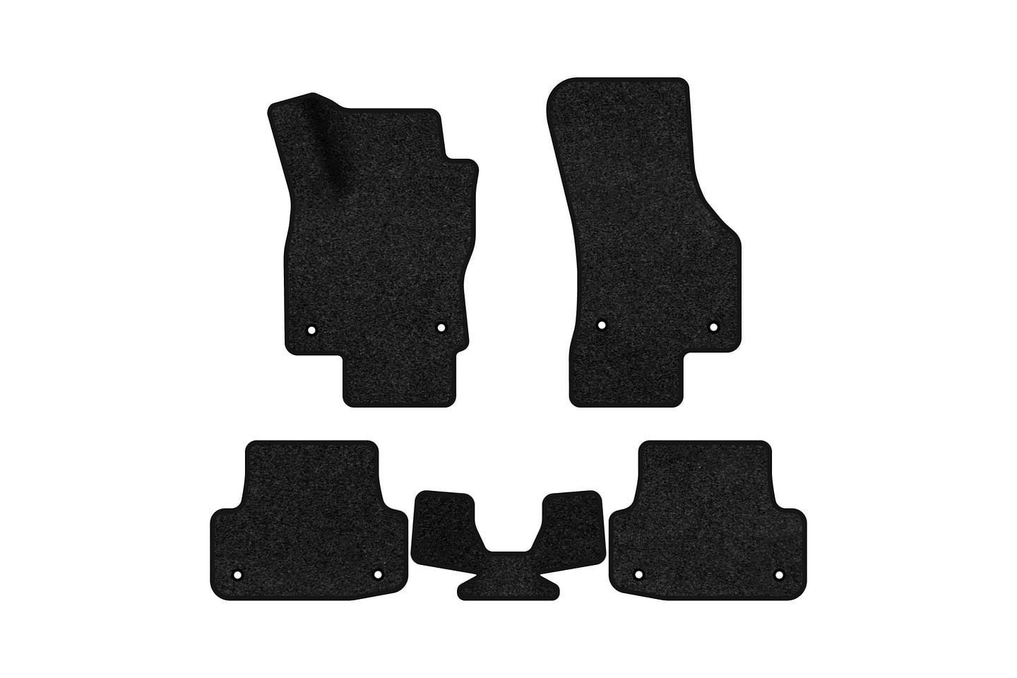 Коврики ворсовые в салон авто EVAtech Premium для Audi A3 (8V) 3-doors 2012-2020 3 поколение Htb EU черный кант AU32915CE5AV8VPB