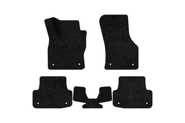 Коврики ворсовые в салон авто EVAtech Standard для Audi A3 (8V) 3-doors 2012-2020 3 поколение Htb EU черный кант AU32915CQ5AV8VEB