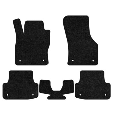 Коврики ворсовые в салон авто EVAtech Standard для Audi A3 (8V) 3-doors 2012-2020 3 поколение Htb EU черный кант AU32915CR5AV8VEB