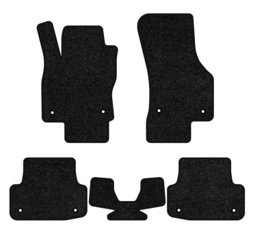 Коврики ворсовые в салон авто EVAtech Standard для Audi A3 Sportback e-tron (8V) 2014-2020 3 поколение Htb EU черный кант AU32930CV5AV8VEB