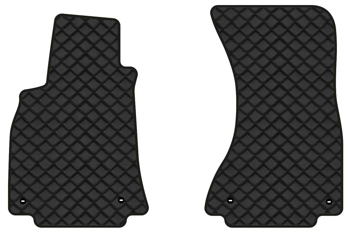 Коврики из экокожи в салон авто передние EVAtech ECO для A4 (B8) Audi 2008-2011 4 поколение Combi EU AU32958AB2TL4BBB