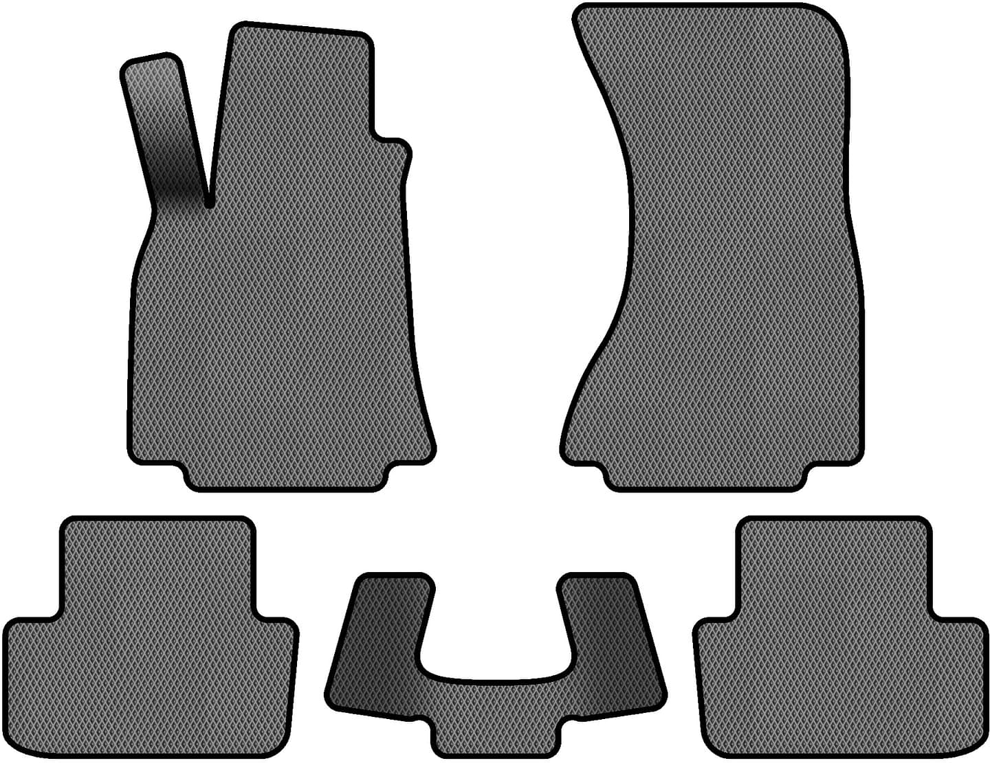 EVA коврики в салон авто EVAtech для A4 (B8) Audi 2008-2011 4 поколение Combi EU (AU32958C5RGB)