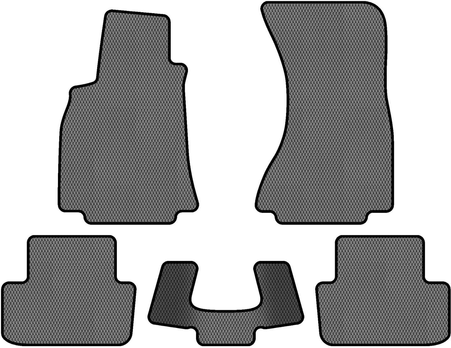 EVA коврики в салон авто EVAtech для A4 (B8) Audi 2008-2011 4 поколение Combi EU (AU32958CB5RGB)