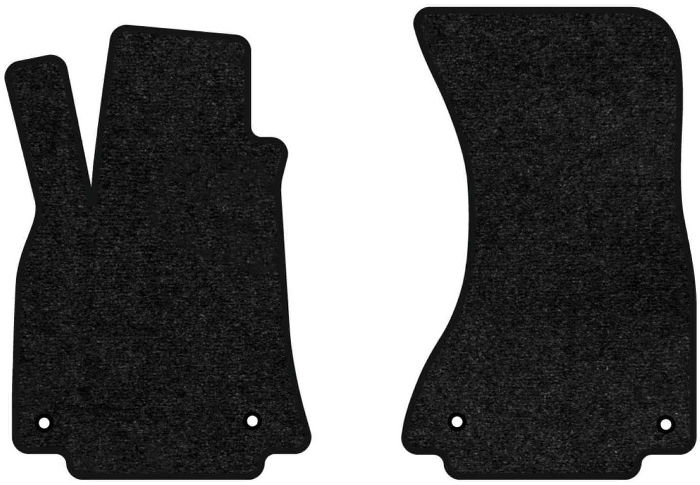 Килимки ворсові в салон авто EVAtech Standard для Audi A4 Allroad Quattro (B8) 2008-2015 4 покоління Combi EU чорний кант AU33067A2AV4VEB