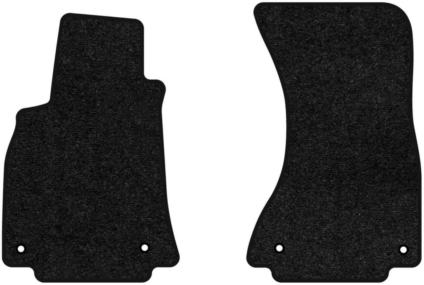 Коврики ворсовые в салон авто EVAtech Standard для Audi A4 Allroad Quattro (B8) 2008-2015 4 поколение Combi EU черный кант AU33067AB2AV4VEB