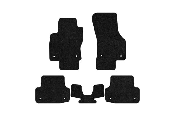 Коврики ворсовые в салон авто EVAtech Standard для Audi A3 (8V) 3-doors 2012-2020 3 поколение Htb USA черный кант AU33257CG5AV8VEB