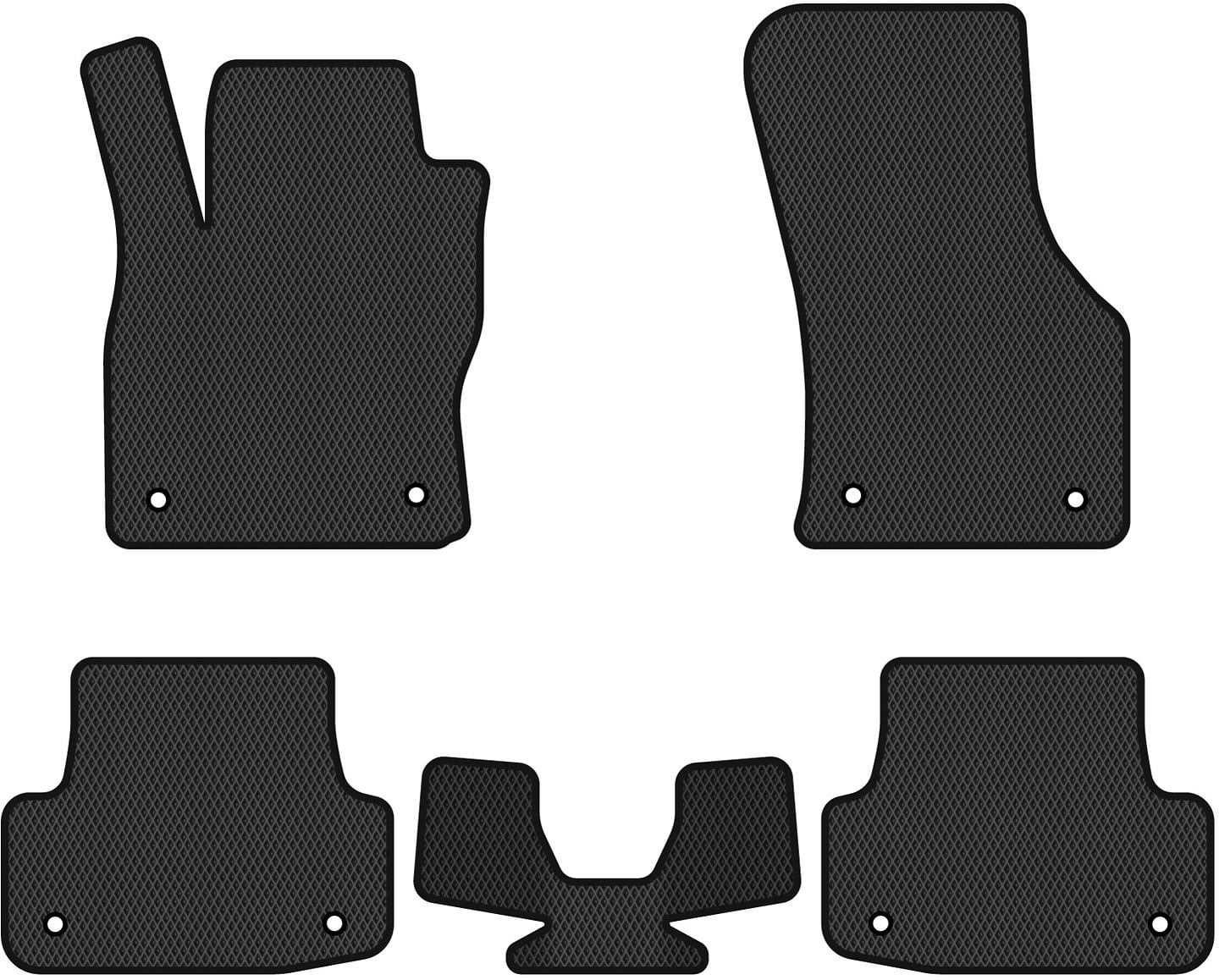 EVA коврики в салон авто EVAtech для A3 (8V) Audi 2012-2020 3 поколение Sedan USA (AU33258CR5AV8RBB)