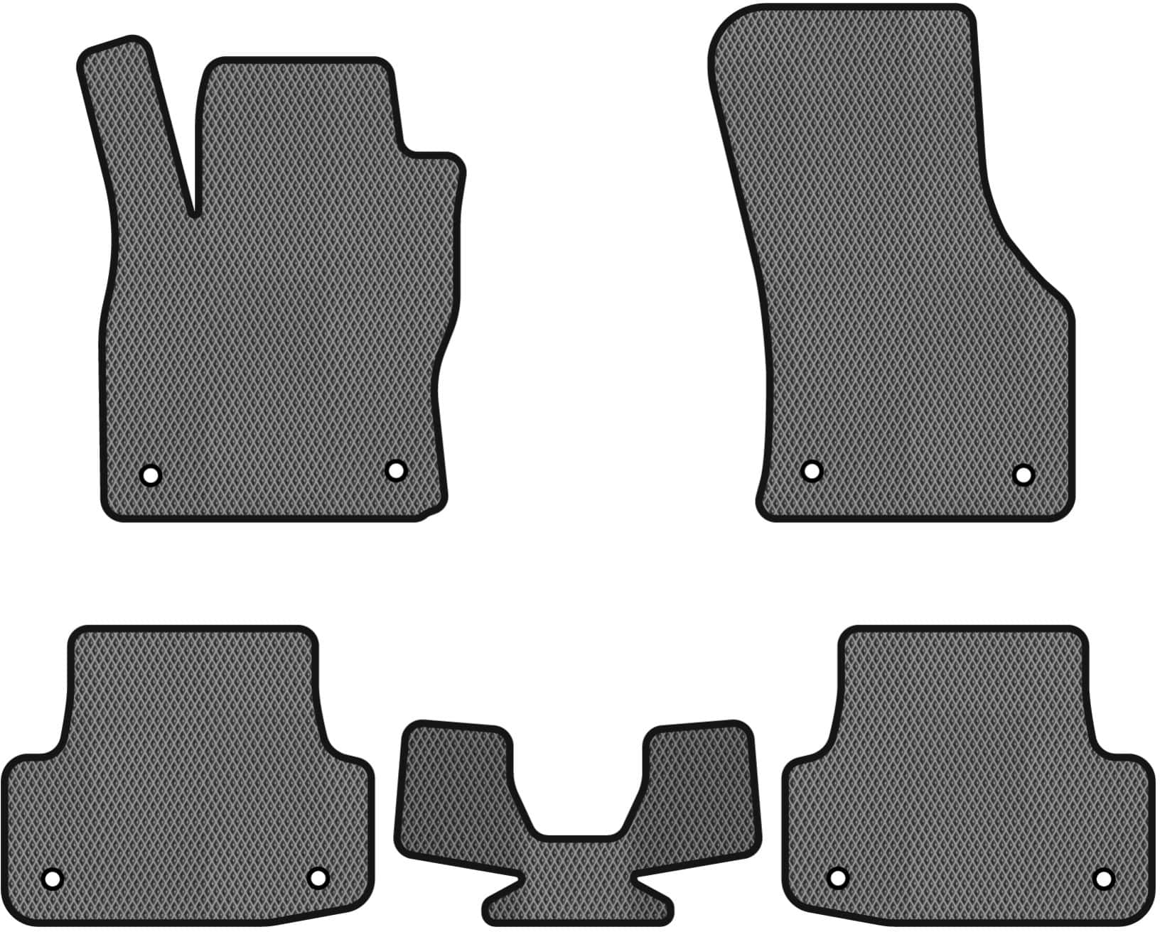 EVA килимки в салон авто EVAtech для A3 (8V) Audi 2012-2020 3 покоління Sedan USA (AU33258CR5AV8RGB)