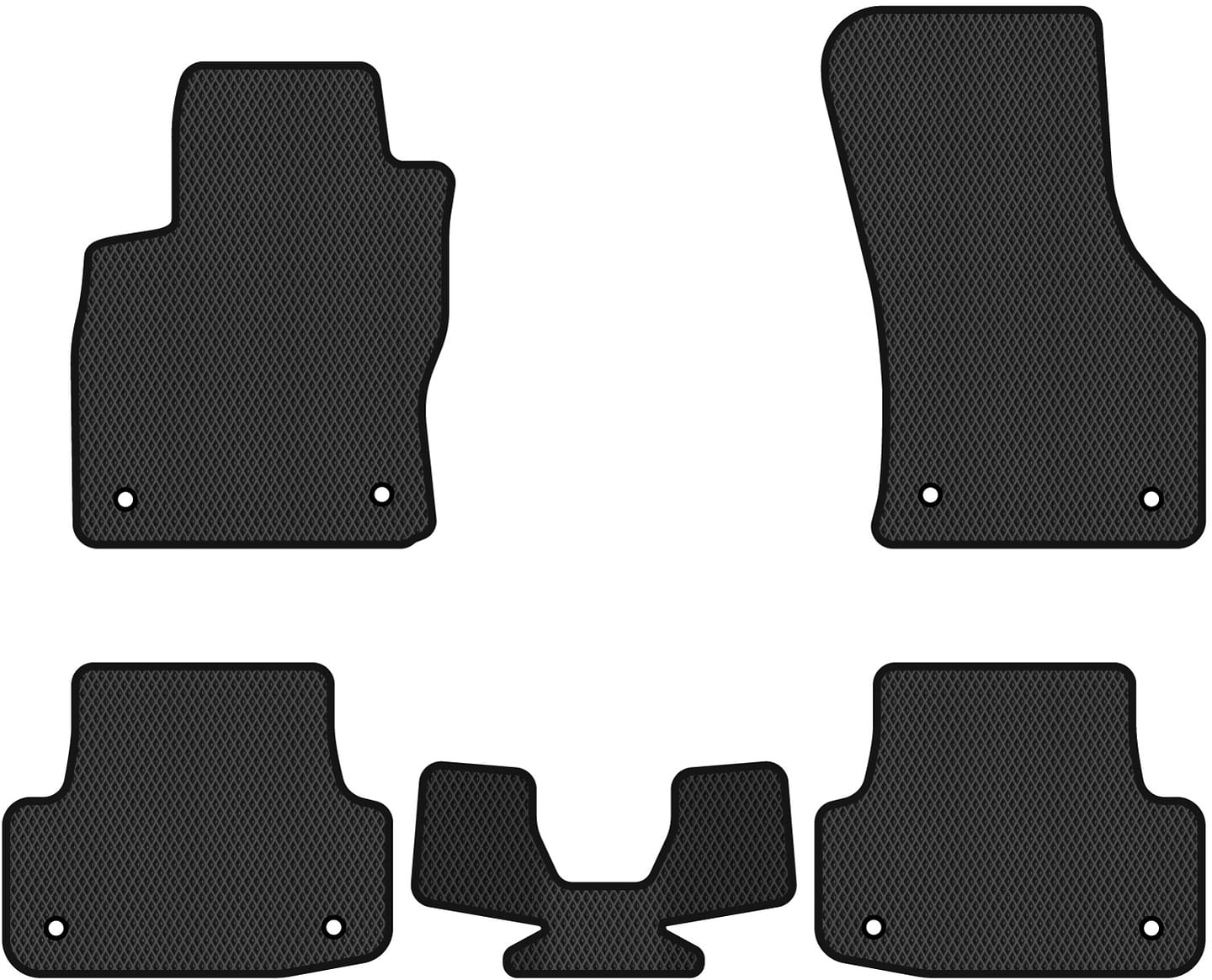 EVA коврики в салон авто EVAtech для A3 (8V) Audi 2012-2020 3 поколение Sedan USA (AU33258CS5AV8RBB)