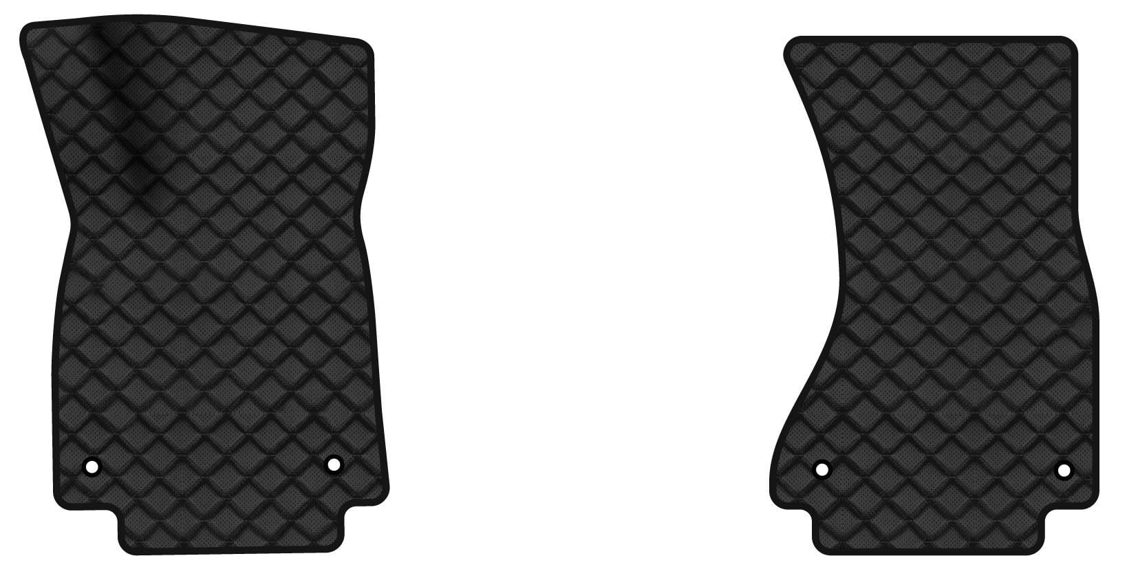 Килимки з екошкіри в салон авто передні EVAtech ECO для A6 (C7) Audi 2011-2017 4 покоління Sedan USA AU33462AD2AV4BBB