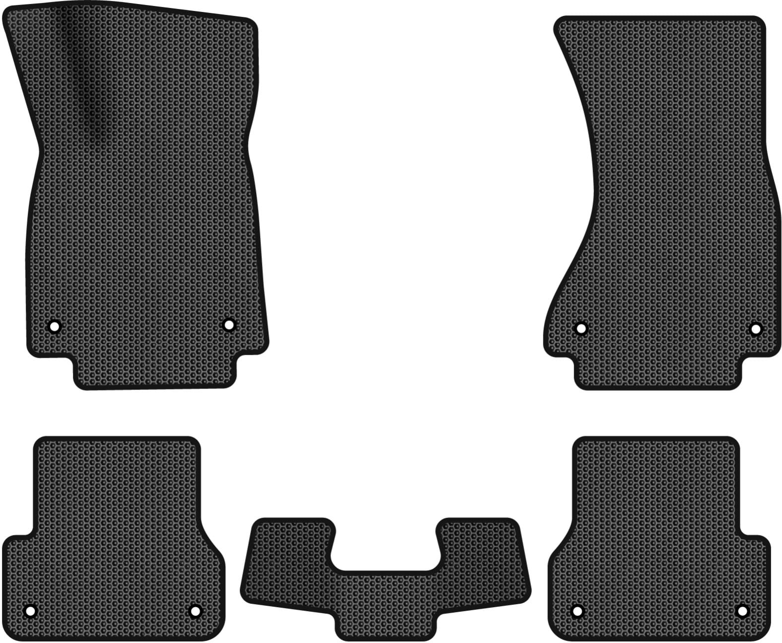 EVA коврики в салон авто EVAtech для A6 (C7) Audi 2011-2017 4 поколение Sedan USA (AU33462CD5AV8SBB)