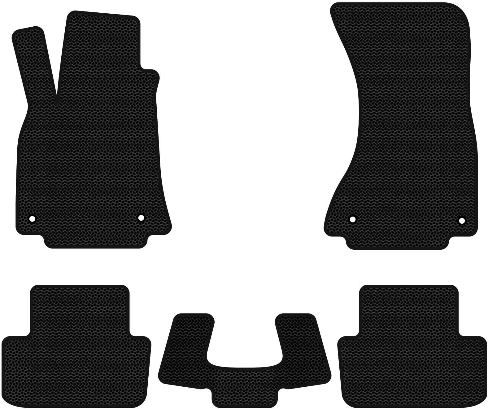 EVA коврики в салон авто EVAtech для A4 (B8) Restyling Audi 2011-2015 4 поколение Sedan USA (AU33567C5AV4KBB)