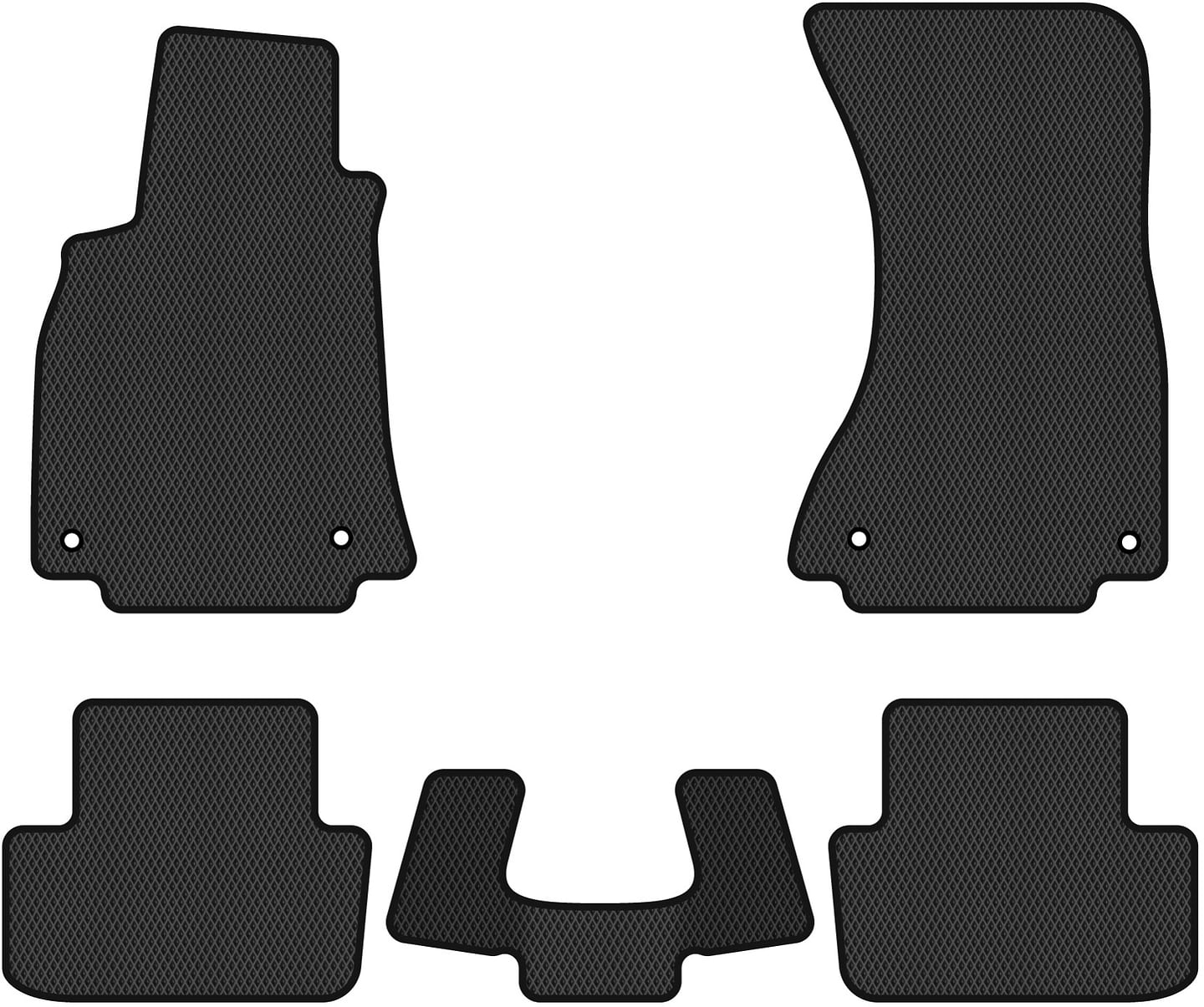 EVA коврики в салон авто EVAtech для A4 (B8) Restyling Audi 2011-2015 4 поколение Sedan USA (AU33567CB5AV4RBB)