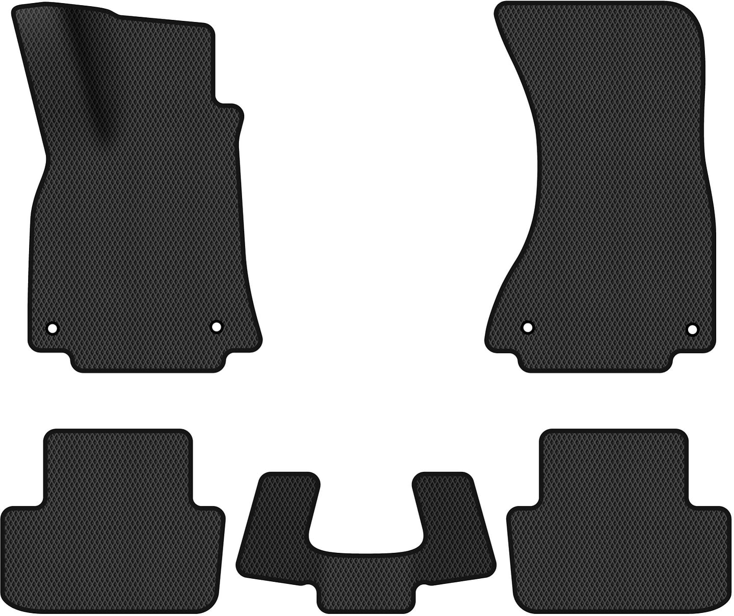 EVA коврики в салон авто EVAtech для A4 (B8) Restyling Audi 2011-2015 4 поколление Sedan USA (AU33567CD5AV4RBB)