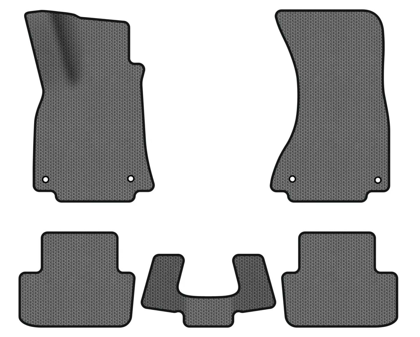 EVA коврики в салон авто EVAtech для A4 (B8) Restyling Audi 2011-2015 4 поколение Sedan USA (AU33567CD5AV4SGB)