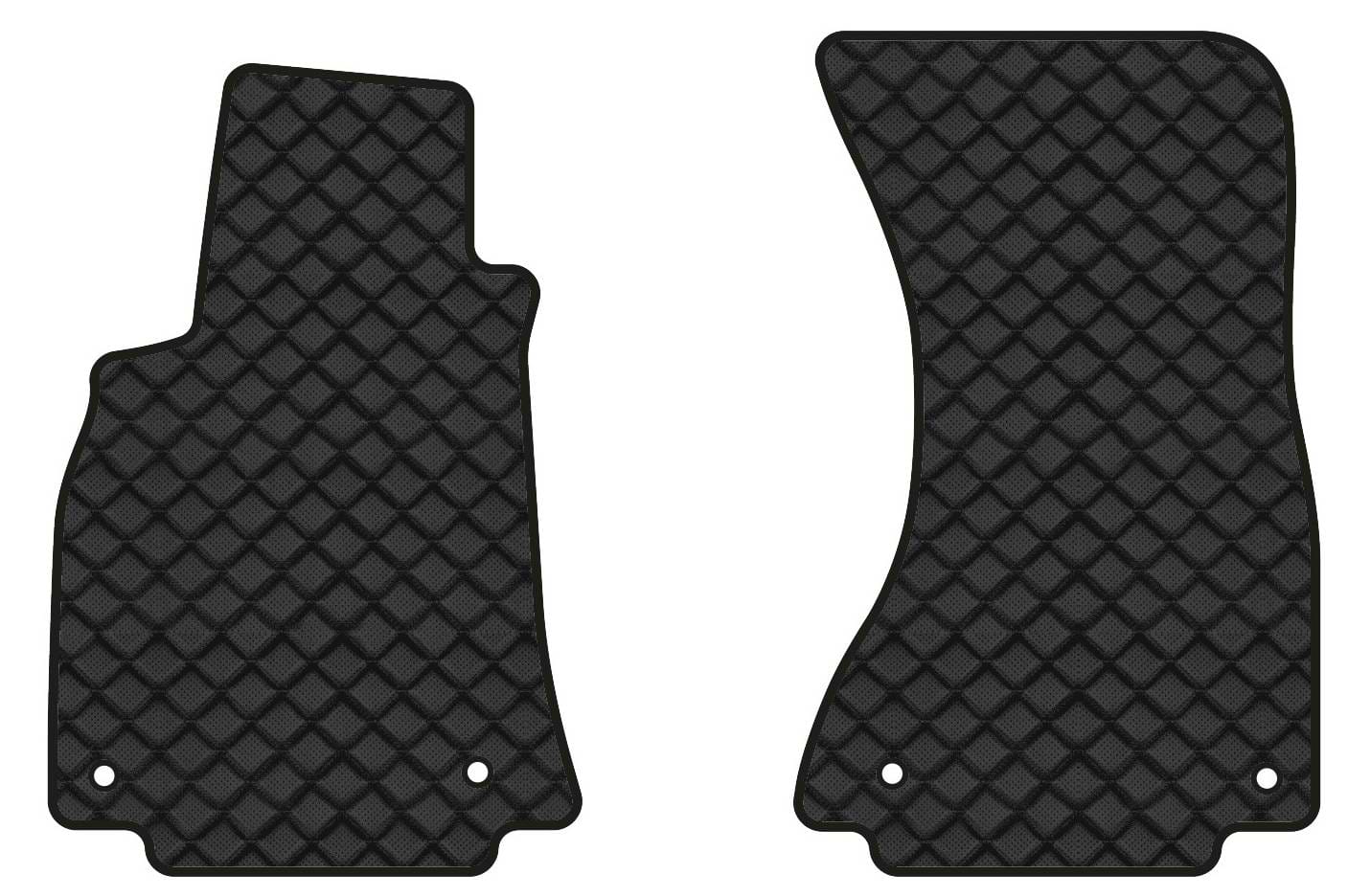 Коврики из экокожи в салон авто передние EVAtech ECO для A4 (B8) Audi 2008-2011 4 поколение Sedan EU AU31001AB2AV4BBB