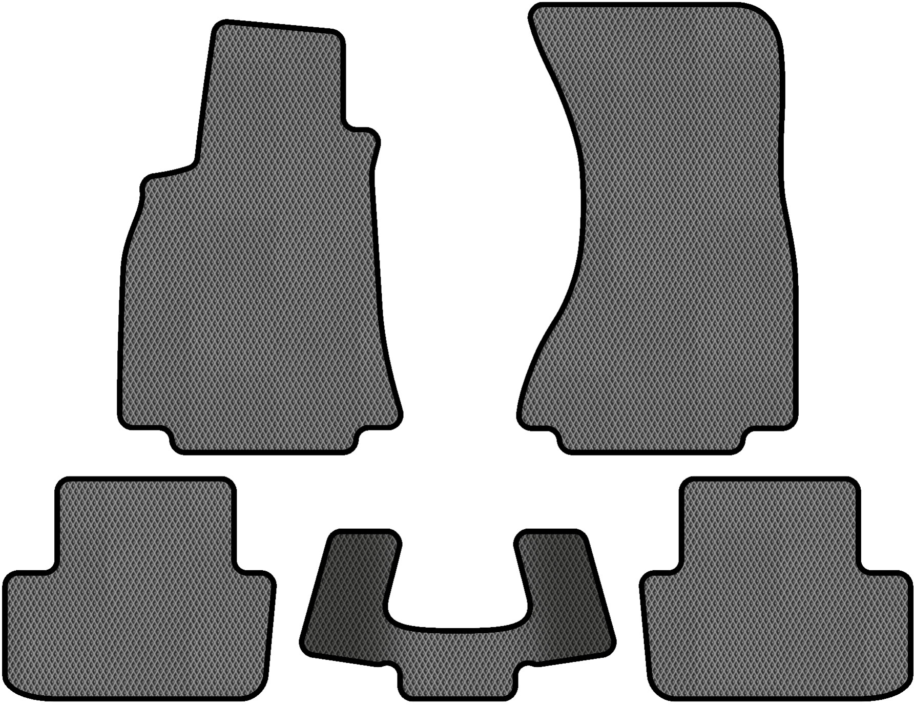 EVA коврики в салон авто EVAtech для A4 (B8) Audi 2008-2011 4 поколение Combi EU (AU3392CB5RGB)