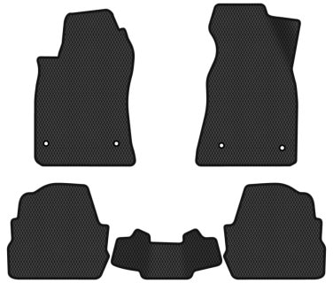 EVA килимки в салон авто EVAtech для A6 (C5) FWD Restyling Audi 2001-2004 2 покоління Combi EU (AU34126CBB5TL4RBB)