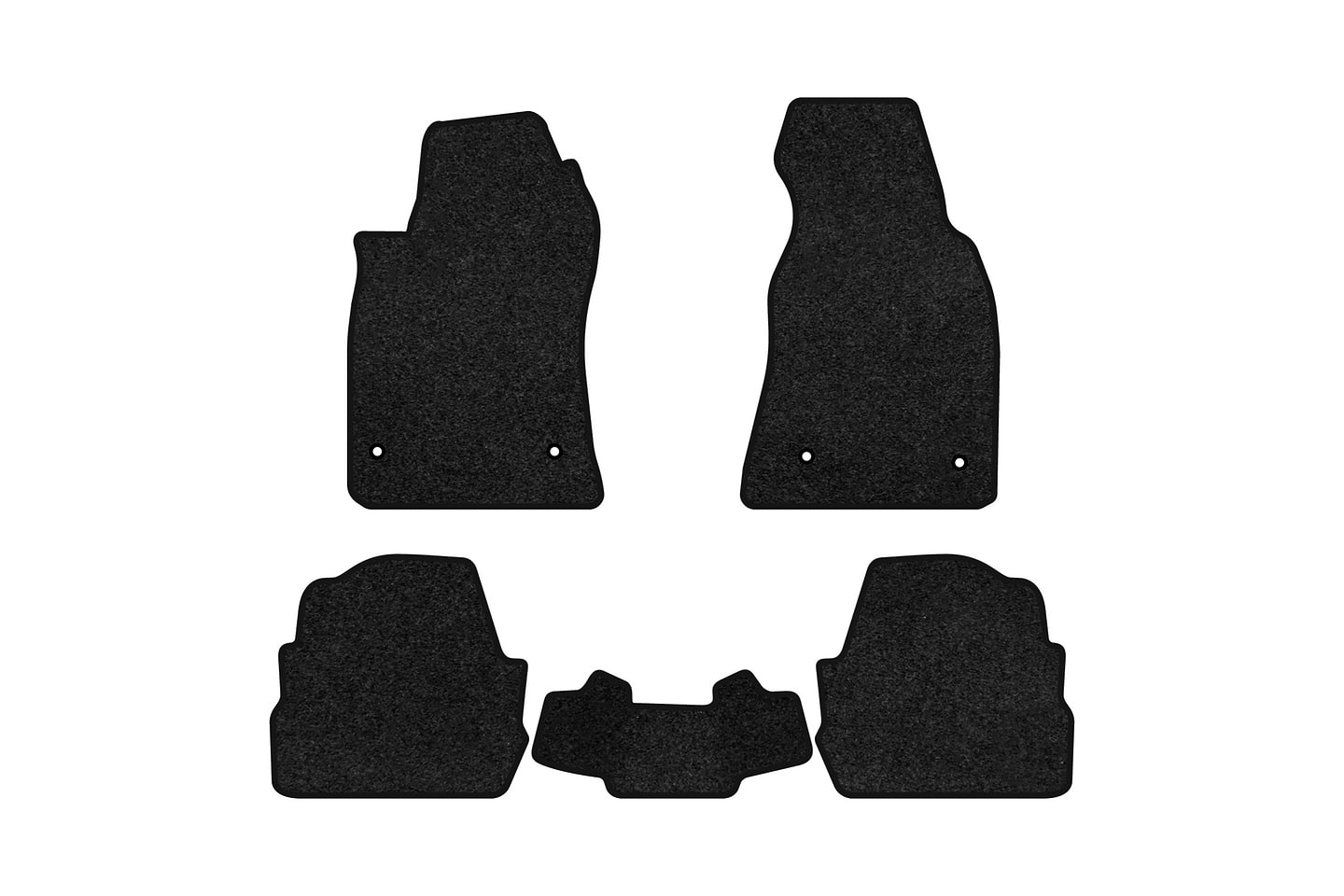 Коврики ворсовые в салон авто EVAtech Premium для Audi A6 (C5) 4WD Restyling 2001-2004 2 поколение Combi EU черный кант AU34128CGB5TL4VPB