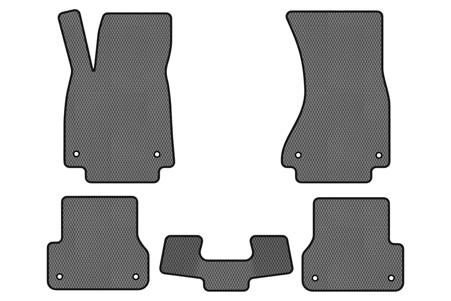 EVA коврики в салон авто EVAtech для A6 (C7) Audi 2011-2017 4 поколение Sedan EU (AU35C5AV8RGB)
