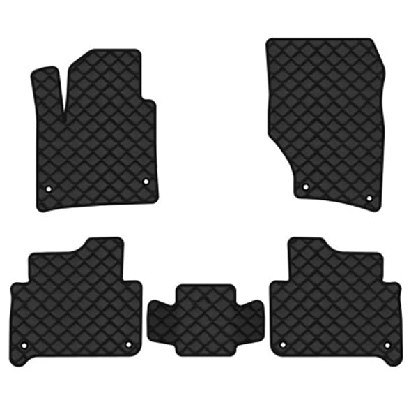 Килимки з екошкіри в салон авто EVAtech ECO для Q7 (4L) 7 seats Audi 2005-2015 1 покоління SUV EU AU38C5AV8BBB