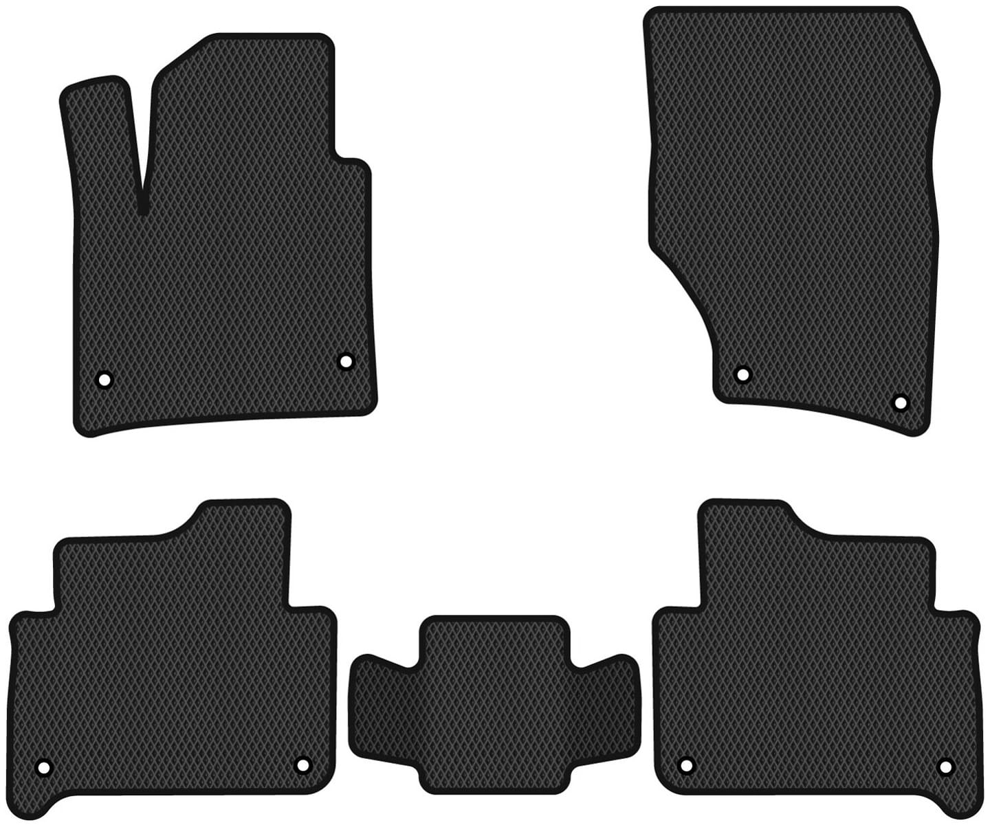 EVA килимки в салон авто EVAtech для Q7 (4L) 7 seats Audi 2005-2015 1 покоління SUV EU (AU38C5AV8RBB)