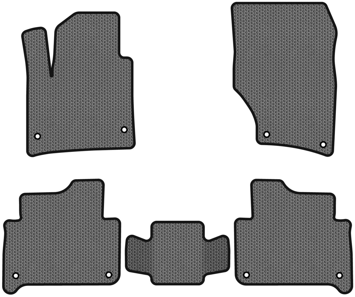EVA килимки в салон авто EVAtech для Q7 (4L) 7 seats Audi 2005-2015 1 покоління SUV EU (AU38C5AV8SGB)