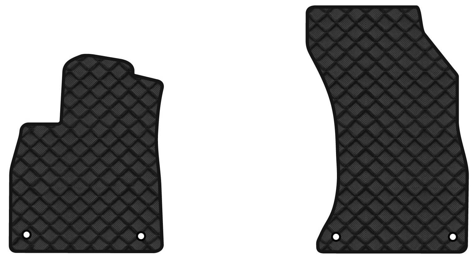 Килимки з екошкіри в салон авто передні EVAtech ECO для Q5 Quattro Premium (FY) Audi 2017-2024 2 покоління SUV USA AU42729AB2AV4BBB