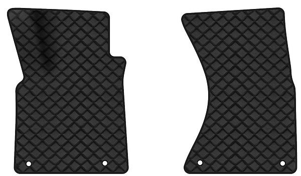 Фото - Коврики из экокожи в салон авто передние EVAtech ECO для A4 (B8) Audi 2008-2011 4 поколение Sedan EU AU31001AD2AV4BBB