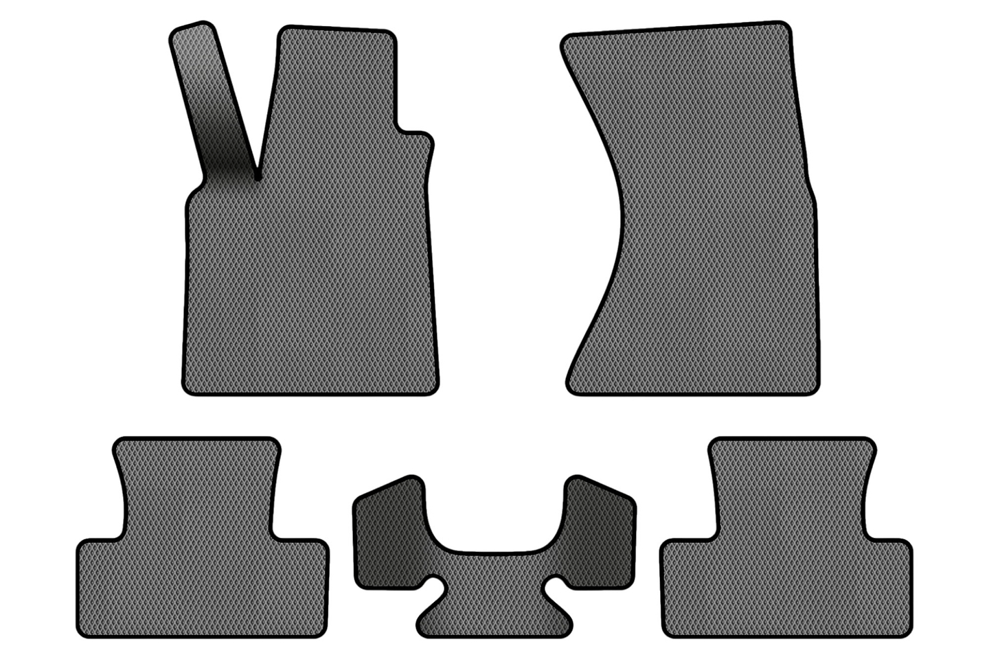 EVA коврики в салон авто EVAtech для Q5 (8R) Restyling Audi 2012-2017 1 поколение SUV USA (AU42897C5RGB)