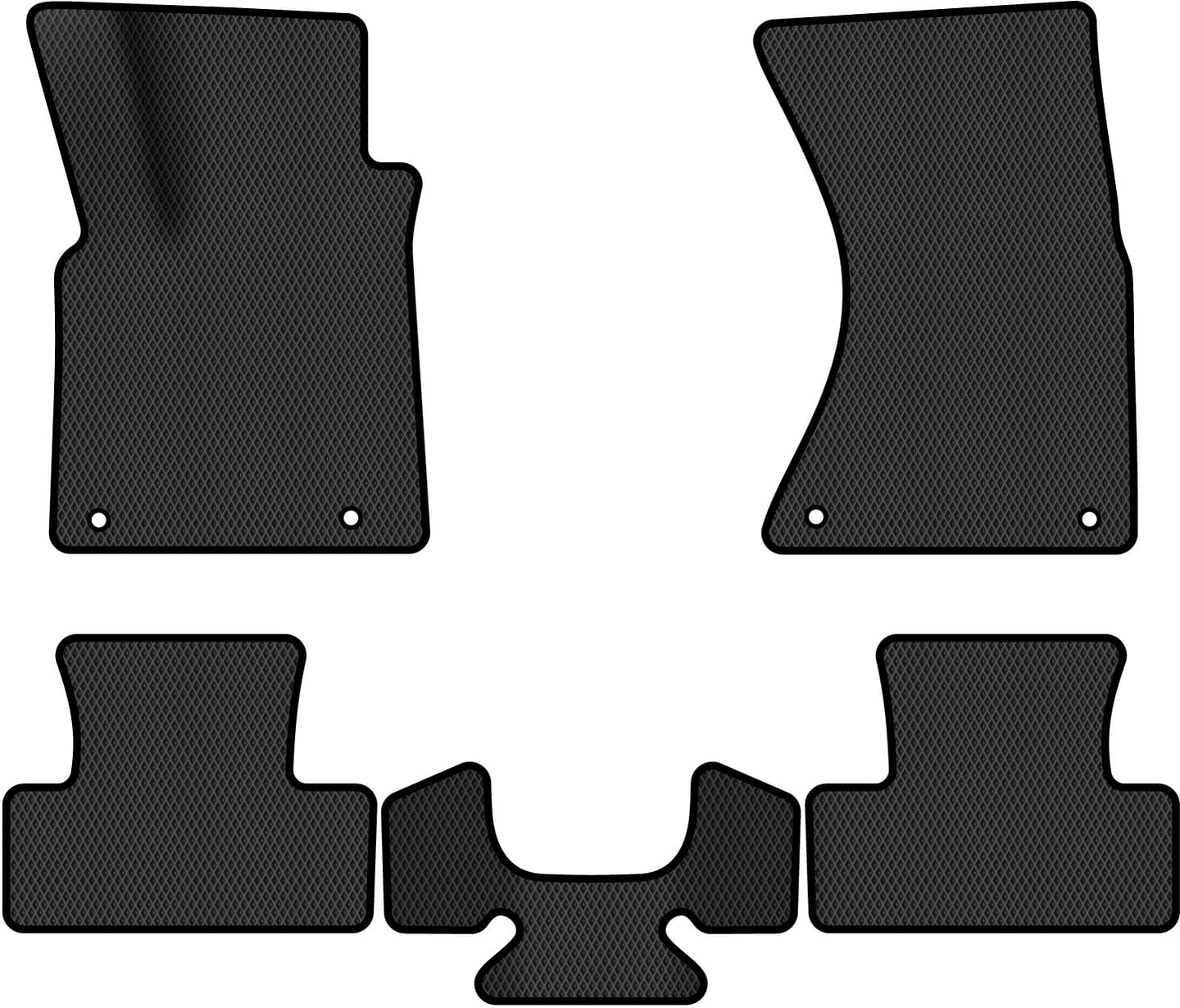 EVA коврики в салон авто EVAtech для Q5 (8R) Quattro Restyling Audi 2012-2017 1 поколение SUV USA (AU42898CD5RBB)