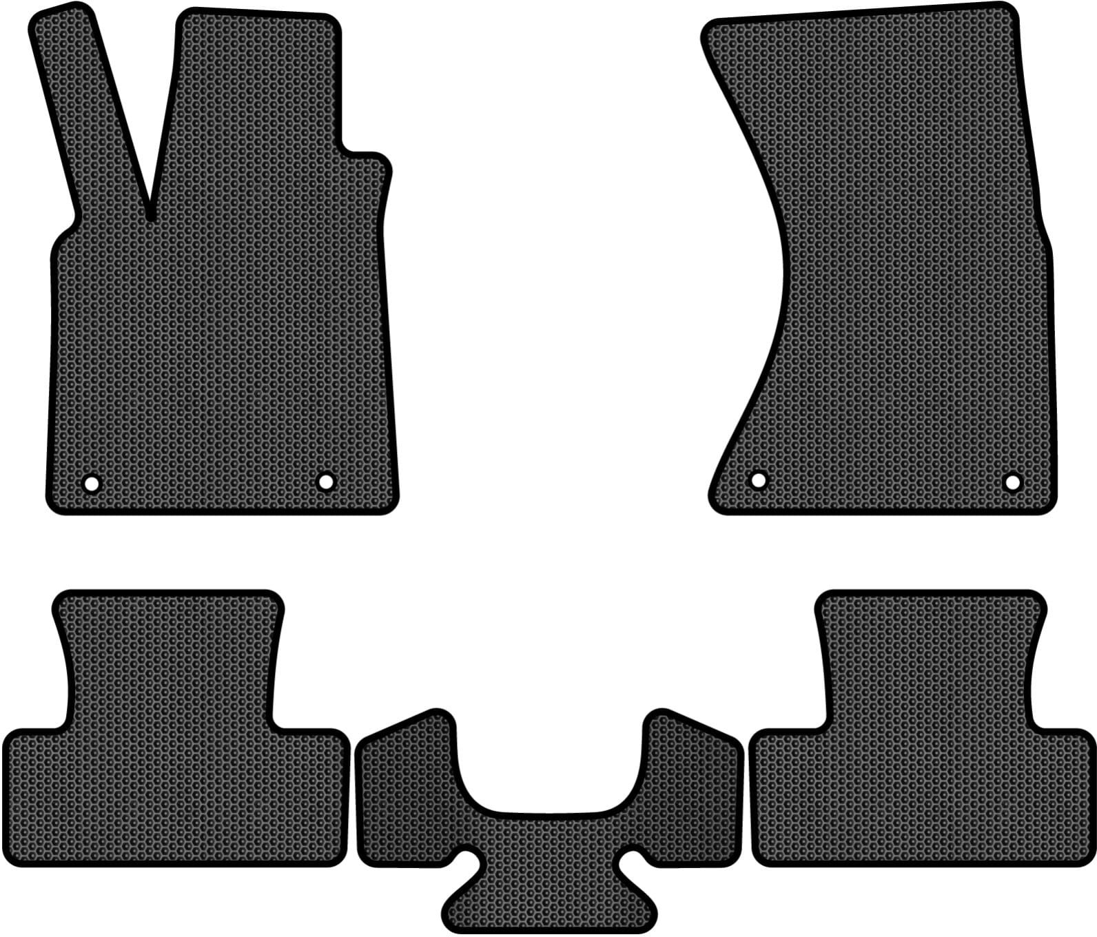 EVA коврики в салон авто EVAtech для Q5 (8R) Quattro Restyling Audi 2012-2017 1 поколение SUV USA (AU42898C5AV4SBB)