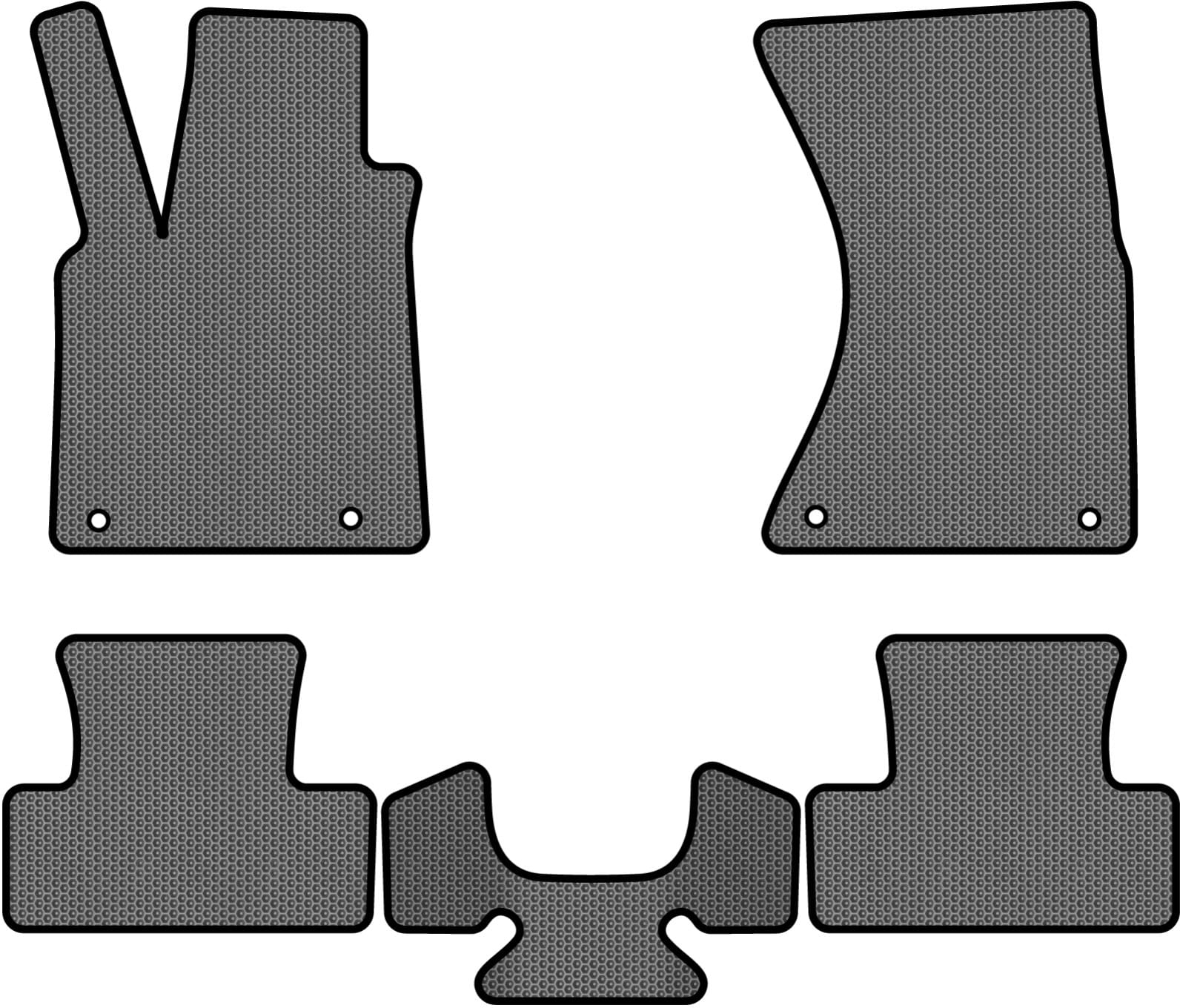 EVA коврики в салон авто EVAtech для Q5 (8R) Quattro Restyling Audi 2012-2017 1 поколение SUV USA (AU42898C5AV4SGB)