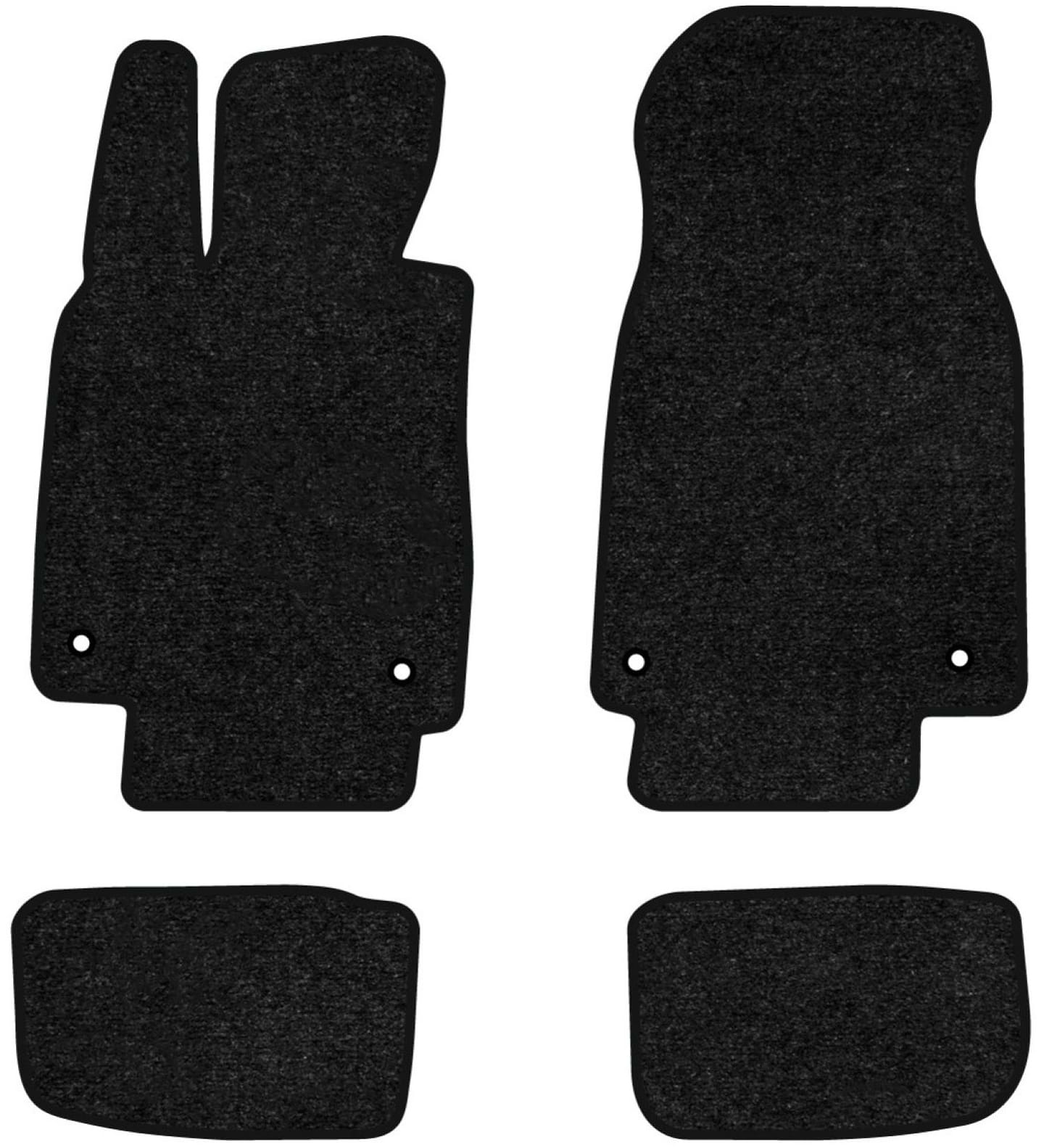 Коврики ворсовые в салон авто EVAtech Standard для Audi e-tron GT 2020 1 поколение Sedan EU черный кант AU42925P4AV4VEB