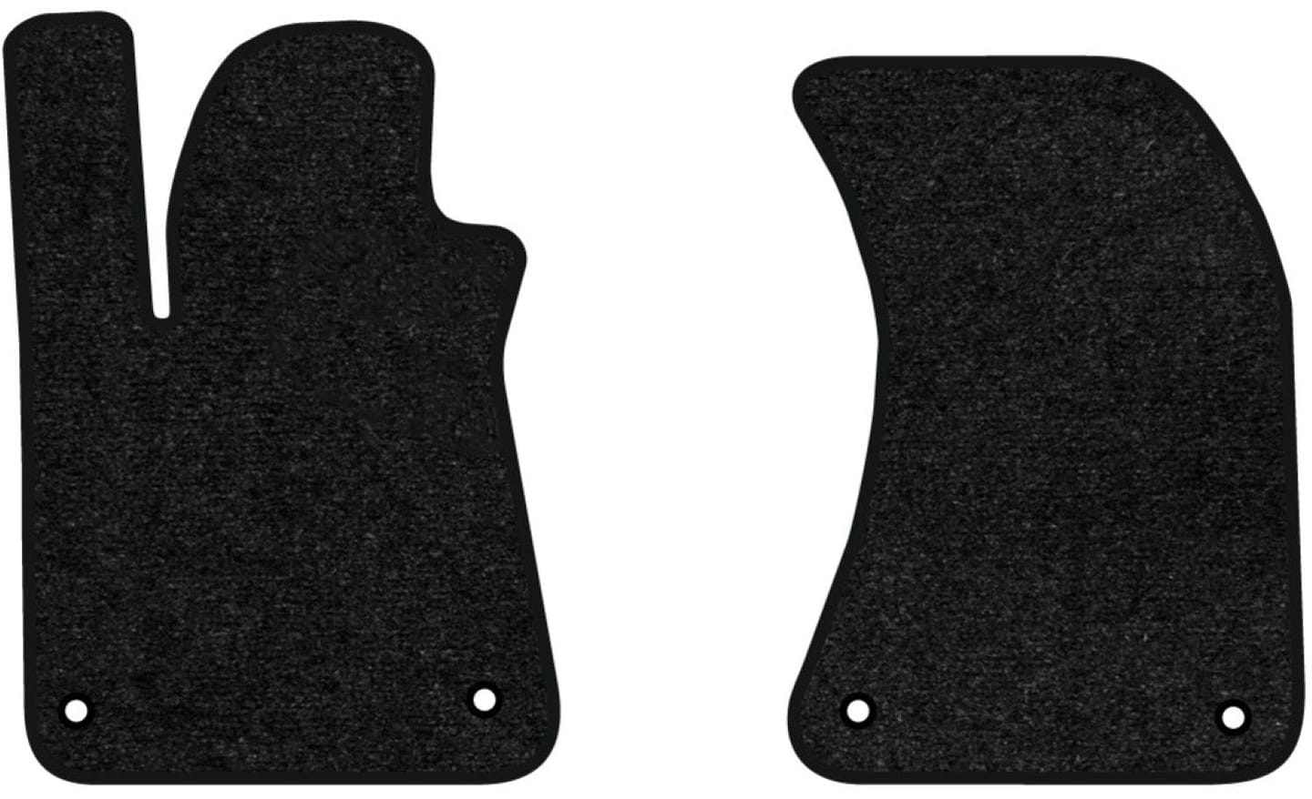 Килимки ворсові в салон авто EVAtech Standard для Audi A8 (D4) Short Base 2010-2017 3 покоління Sedan EU чорний кант AU42928A2AV4VEB