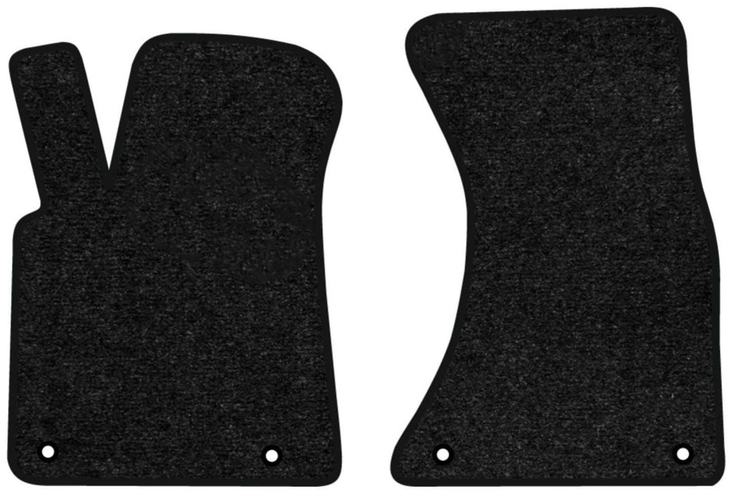 Килимки ворсові в салон авто EVAtech Standard для Audi A8 (D3) FWD Short Base 2002-2009 2 покоління Sedan EU чорний кант AU43044A2AV4VEB