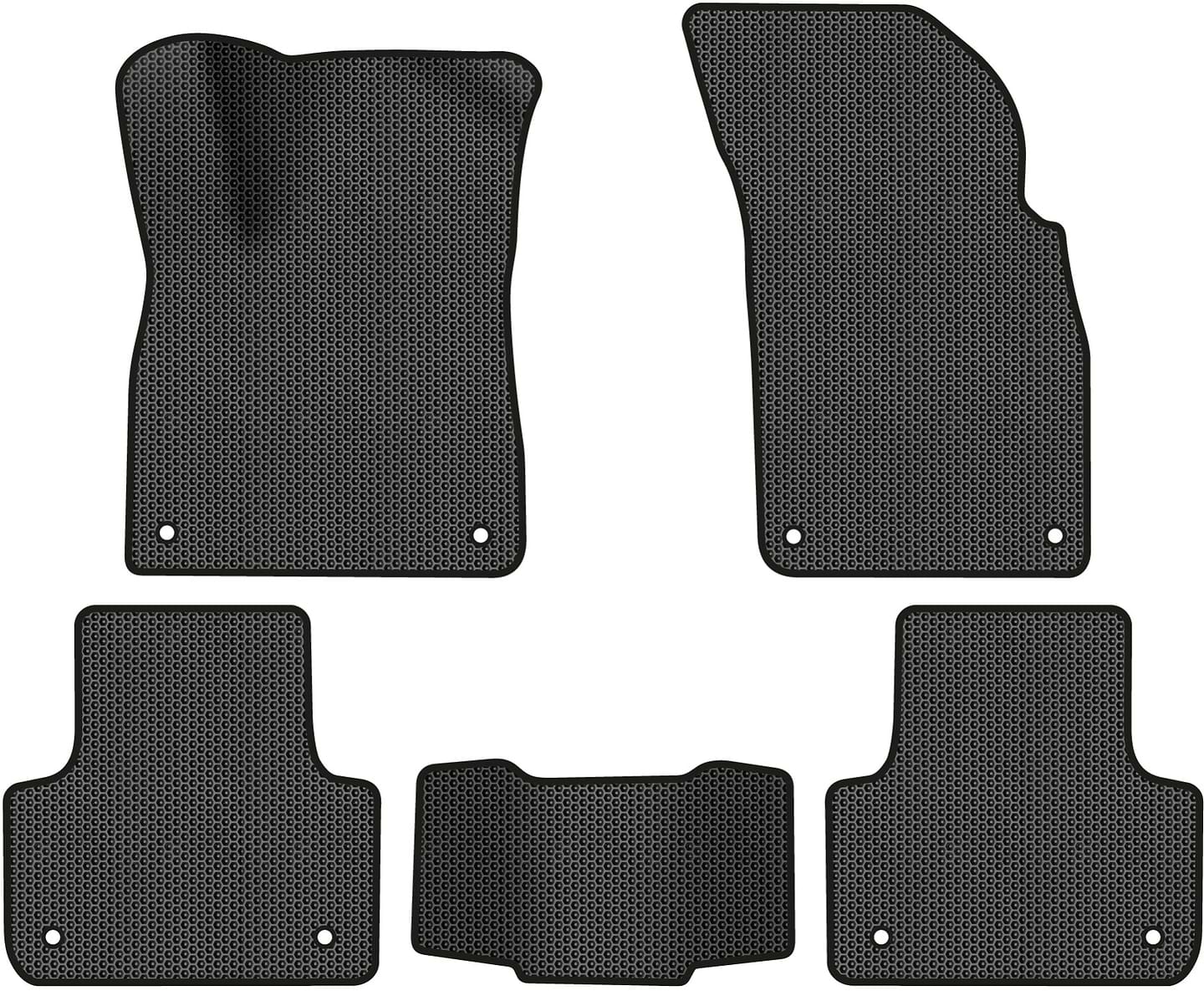 EVA коврики в салон авто EVAtech для Q7 (4M) 5 seats Audi 2015 2 поколение SUV USA (AU43765CE5AV8SBB)