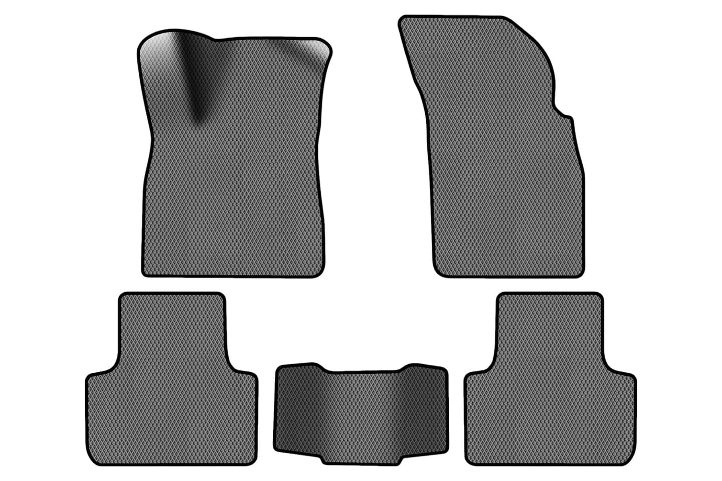 EVA коврики в салон авто EVAtech для Q7 (4M) 5 seats Audi 2015 2 поколение SUV USA (AU43765CE5RGB)