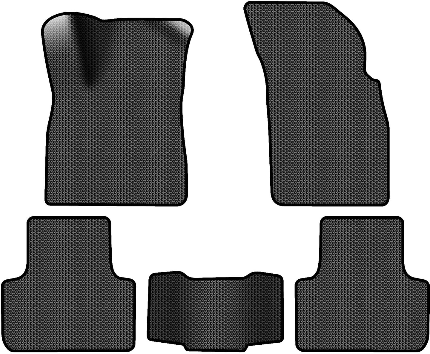 EVA коврики в салон авто EVAtech для Q7 (4M) 5 seats Audi 2015 2 поколение SUV USA (AU43765CE5SBB)