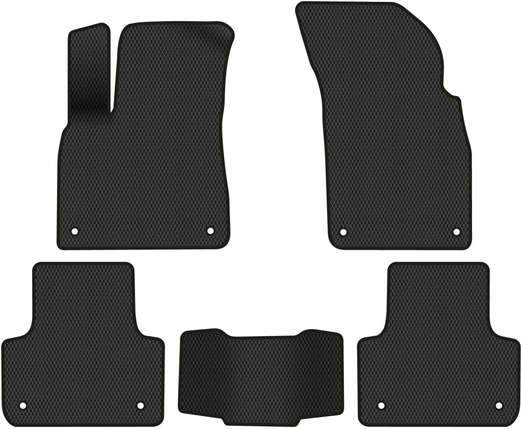 EVA коврики в салон авто EVAtech для Q7 (4M) 5 seats Audi 2015 2 поколение SUV USA (AU43765CV5AV8RBB)