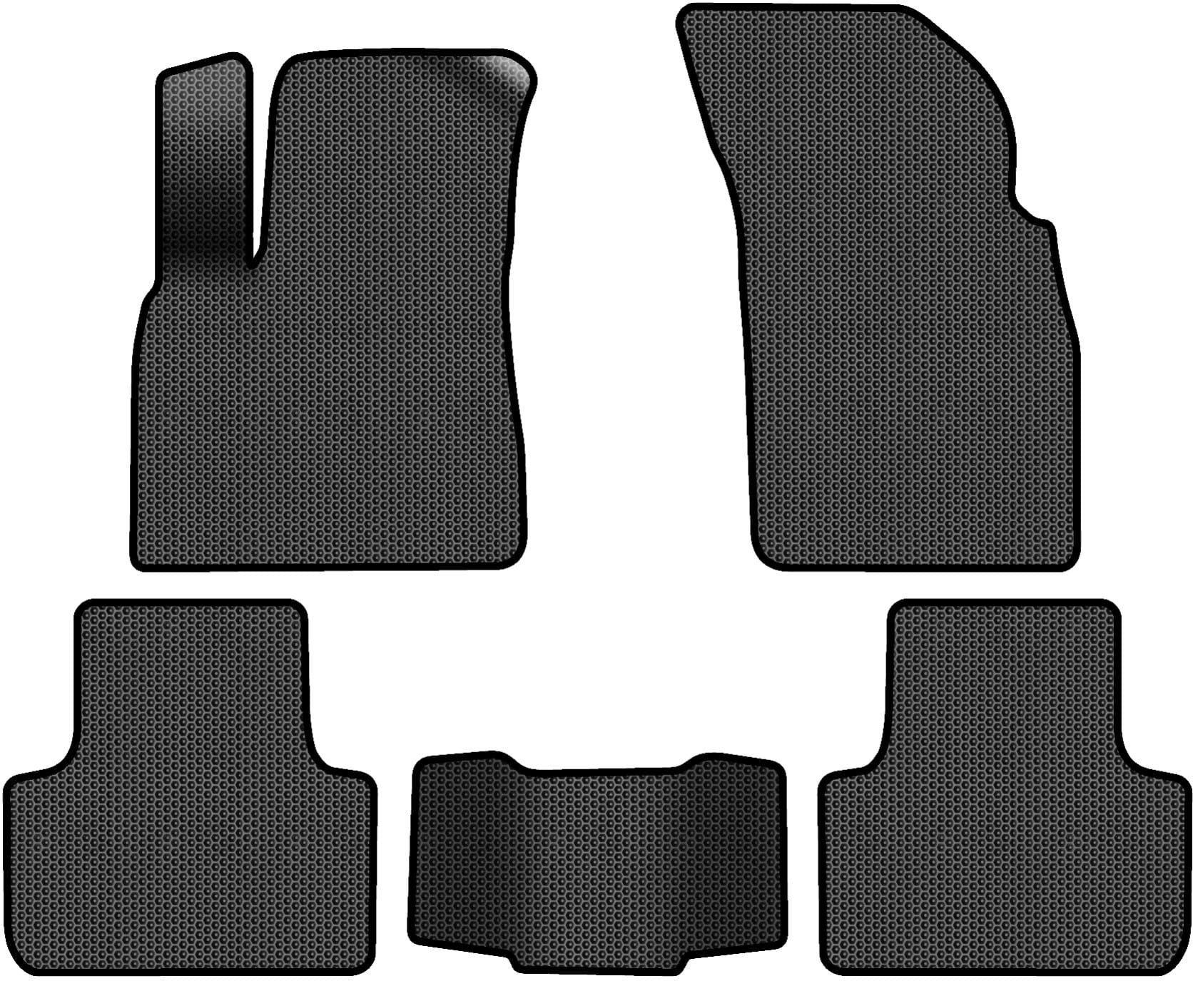 EVA коврики в салон авто EVAtech для Q7 (4M) 5 seats Audi 2015 2 поколение SUV USA (AU43765CV5SBB)