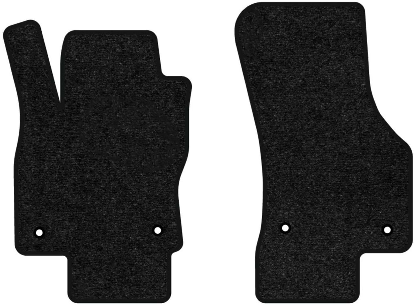 Килимки ворсові в салон авто EVAtech Standard для Audi A3 (8V) 2012-2020 3 покоління Cabrio USA чорний кант AU43852AV2AV4VEB