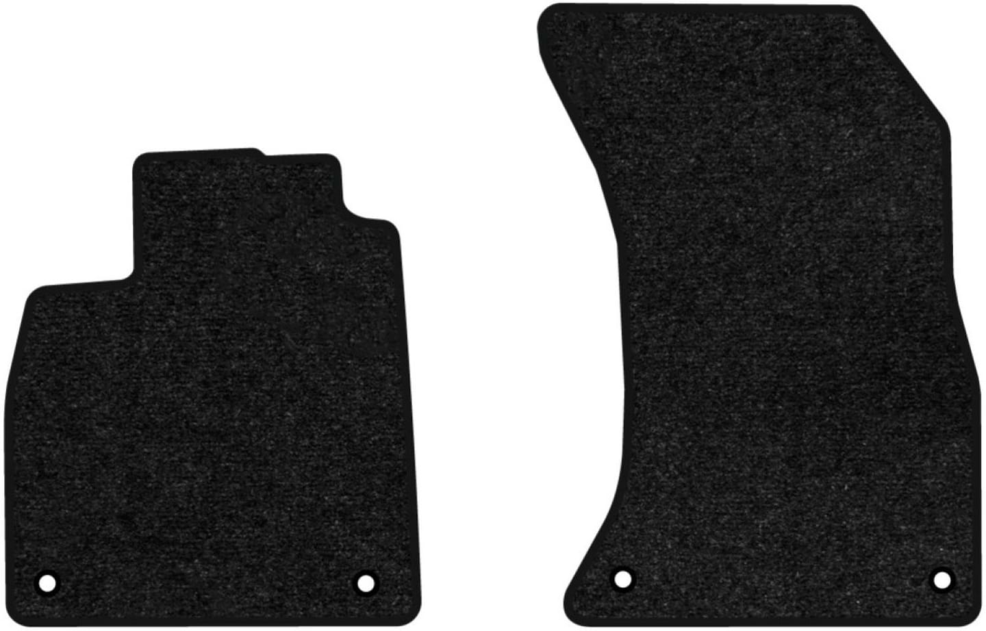 Килимки ворсові в салон авто EVAtech Standard для Audi SQ5 Sportback 2017 2 покоління SUV EU чорний кант AU44317AB2AV4VEB